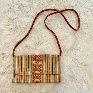 Woven Braided Crossbody Bag One Size NWOT